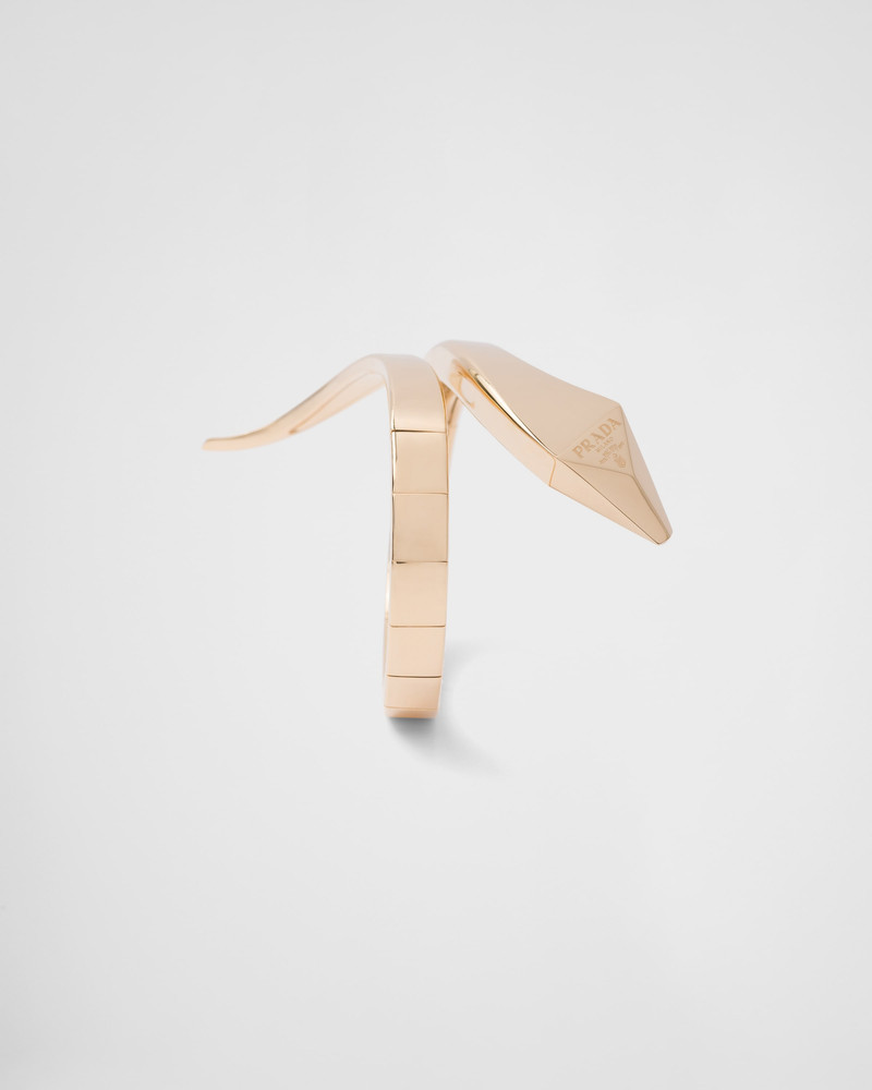 Prada Eternal Gold snake bracelet in yellow gold outlook