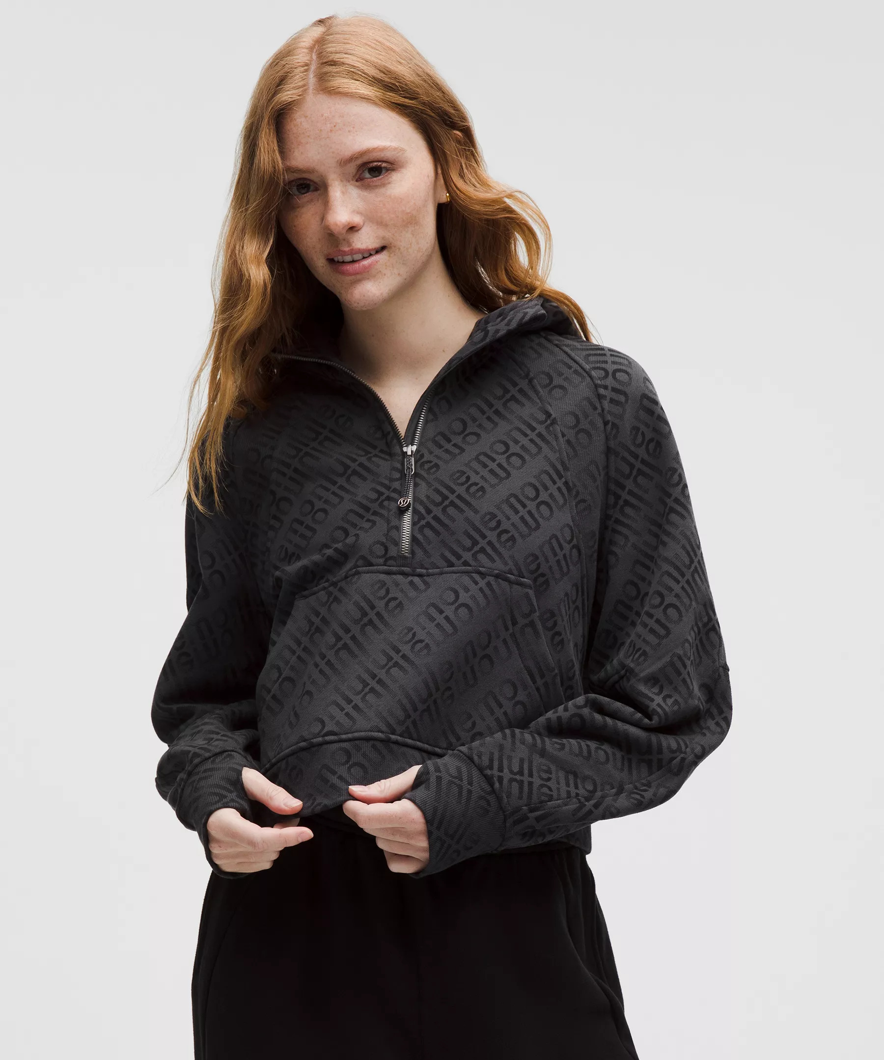 Scuba Oversized Half-Zip Hoodie - 1