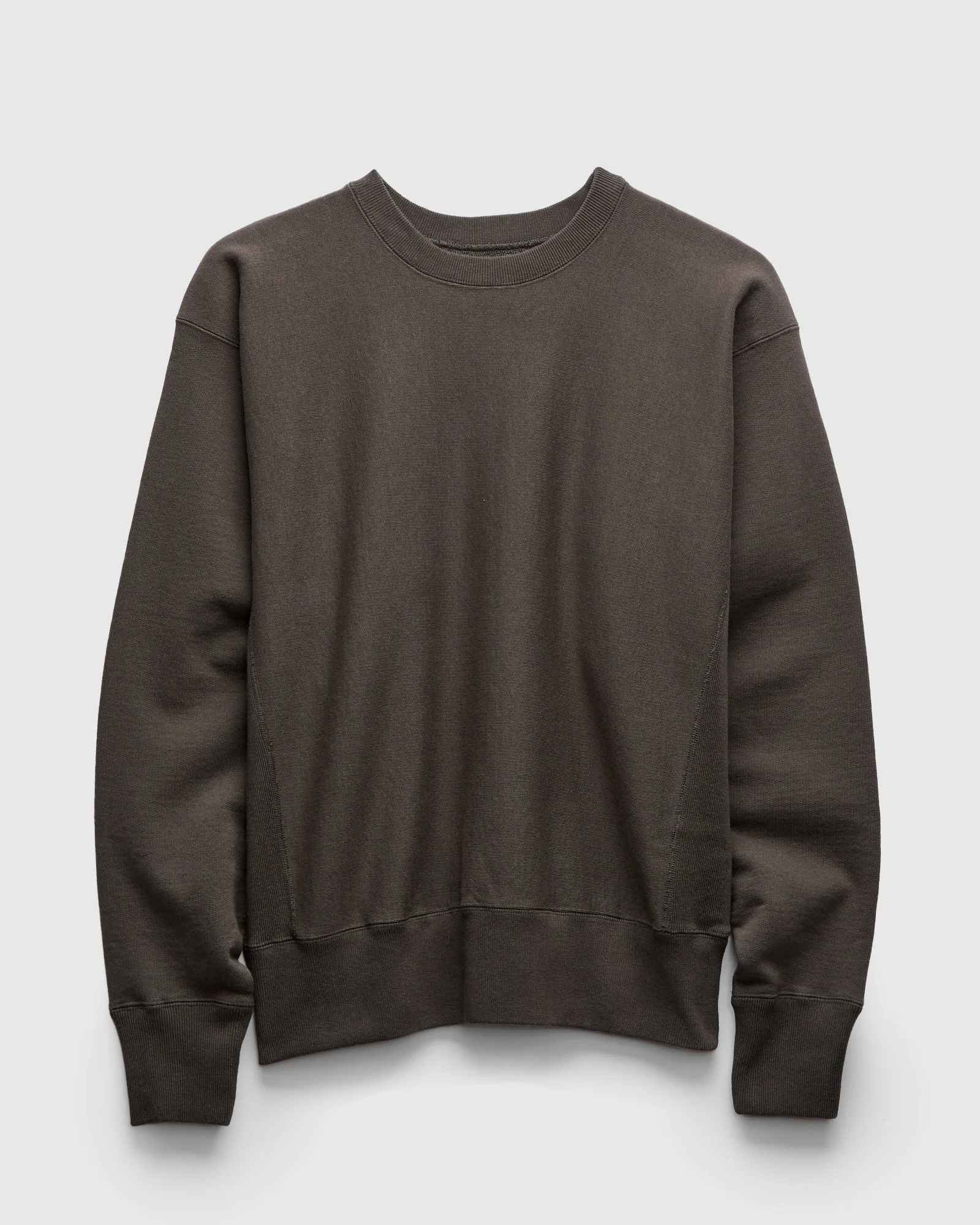 Heavy Crewneck Pullover in Fade Black - 1