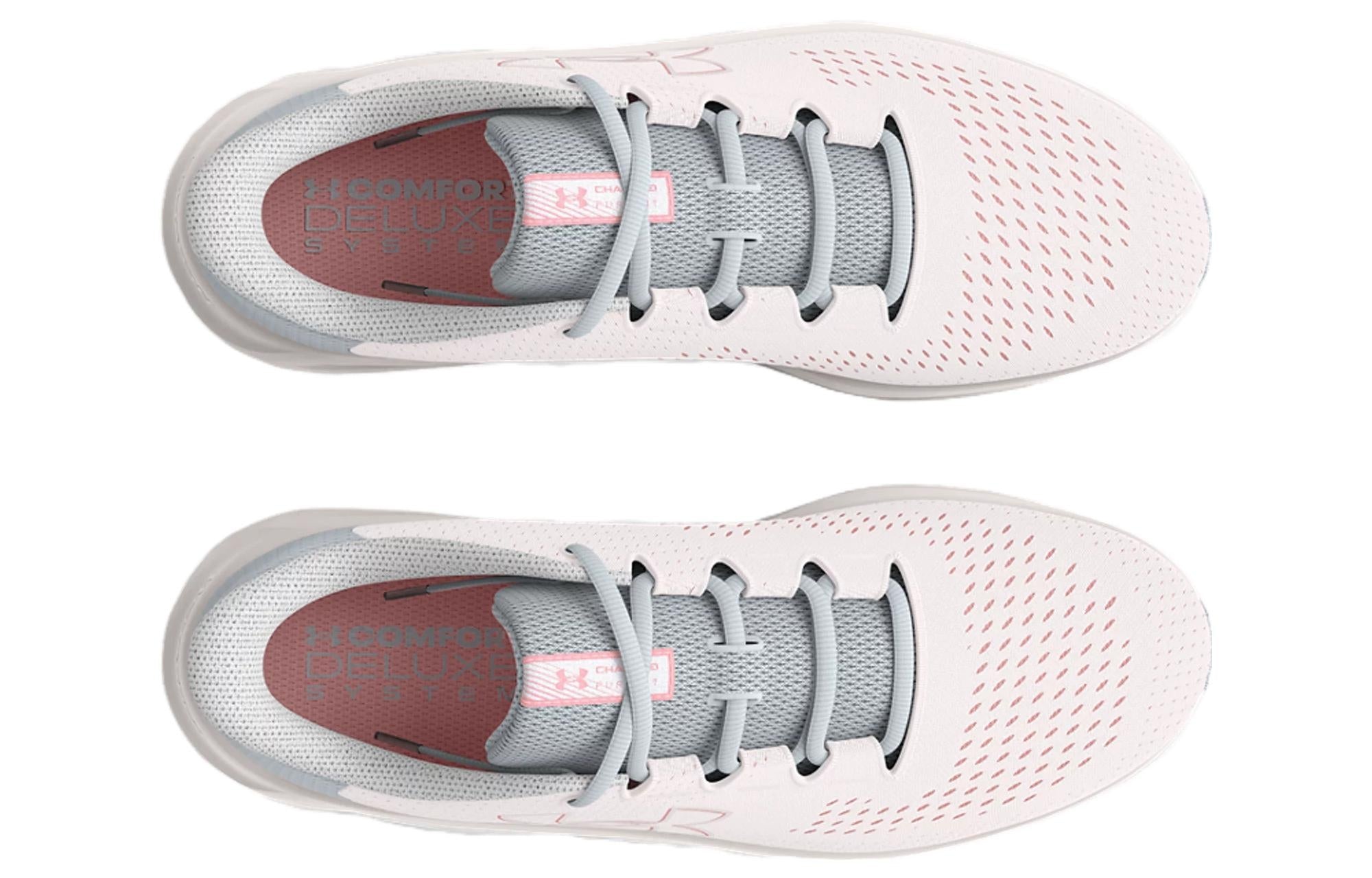 (WMNS) Under Armour Charged Pursuit 3 'Big Logo - White Pink Fizz' 3026523-101 - 5