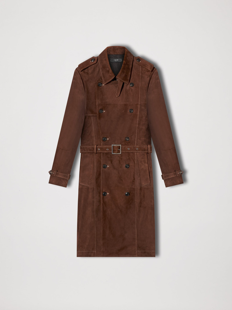 AMIRI SUEDE TRENCH COAT 1