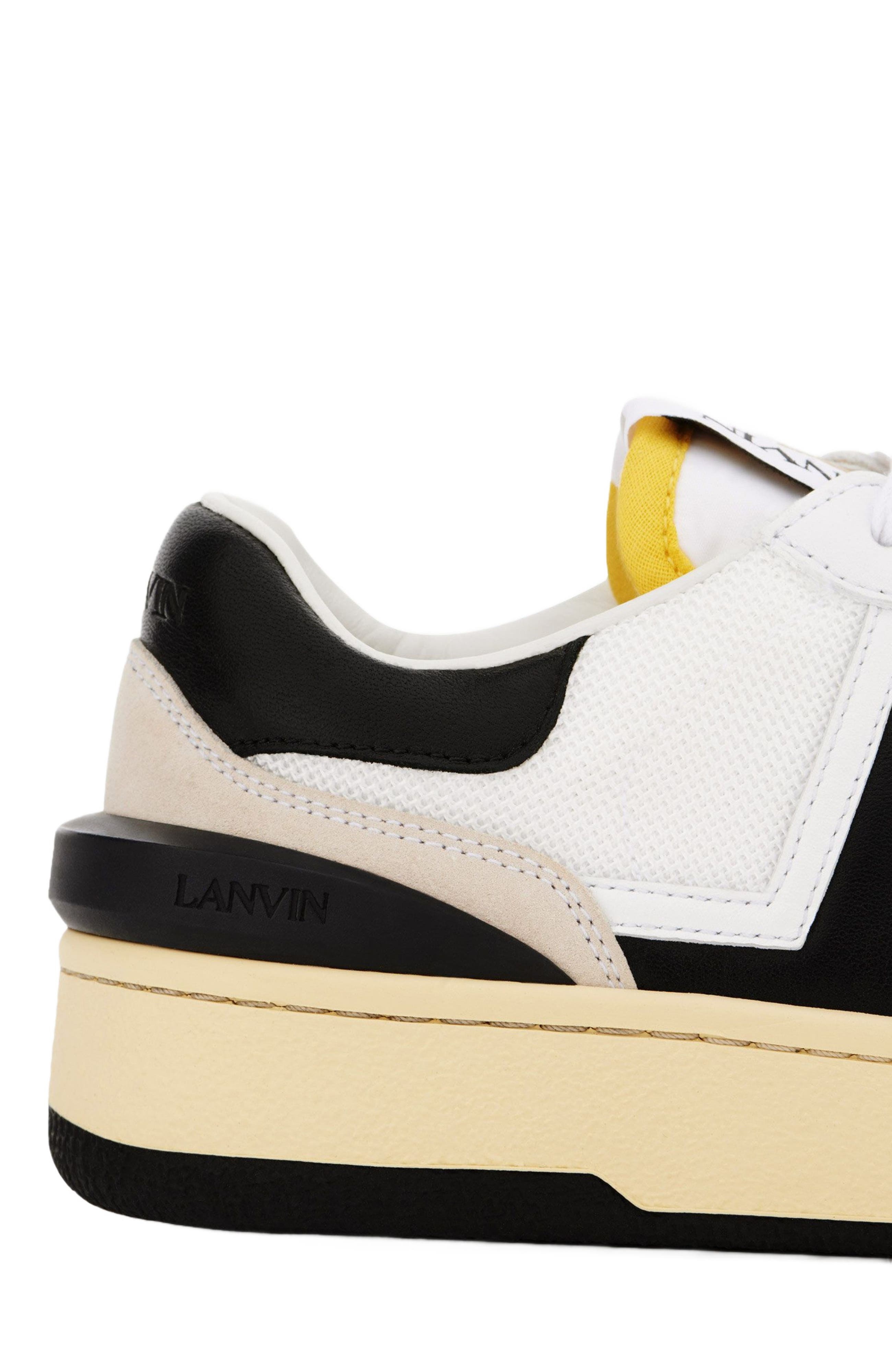 Lanvin CLAY MESH SNEAKERS in White/black at Nordstrom - 5