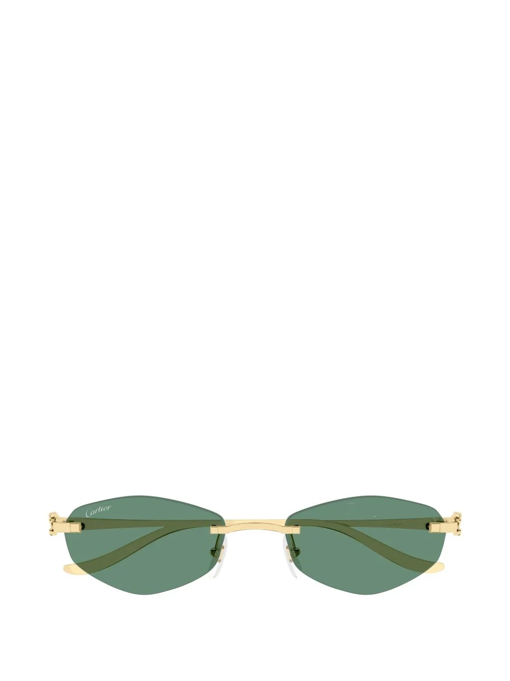 Panthère geometric-frame sunglasses - 1