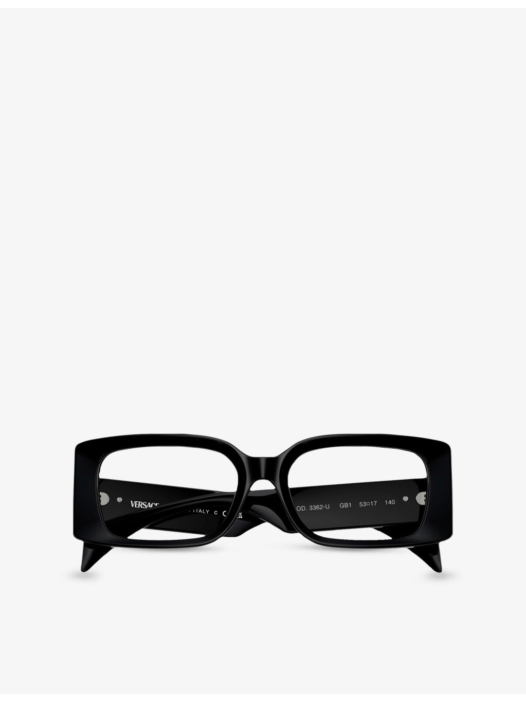 VE3362U Rectangular-Frame Acetate Glasses - 5