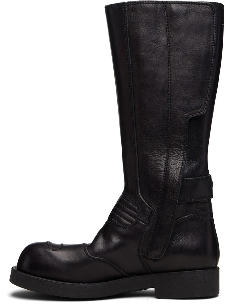 Black Biker Boots 3