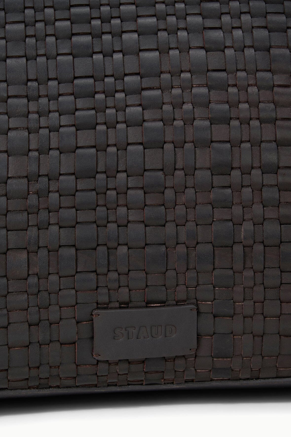 STAUD HESTER SATCHEL ESPRESSO WOVEN - 5