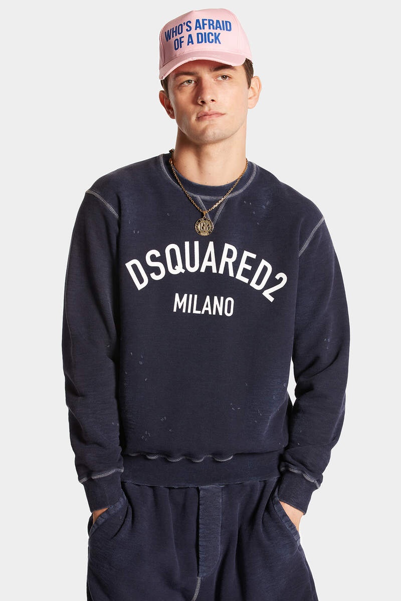 DSQUARED2 MILANO COOL FIT CREWNECK SWEATSHIRT - 3