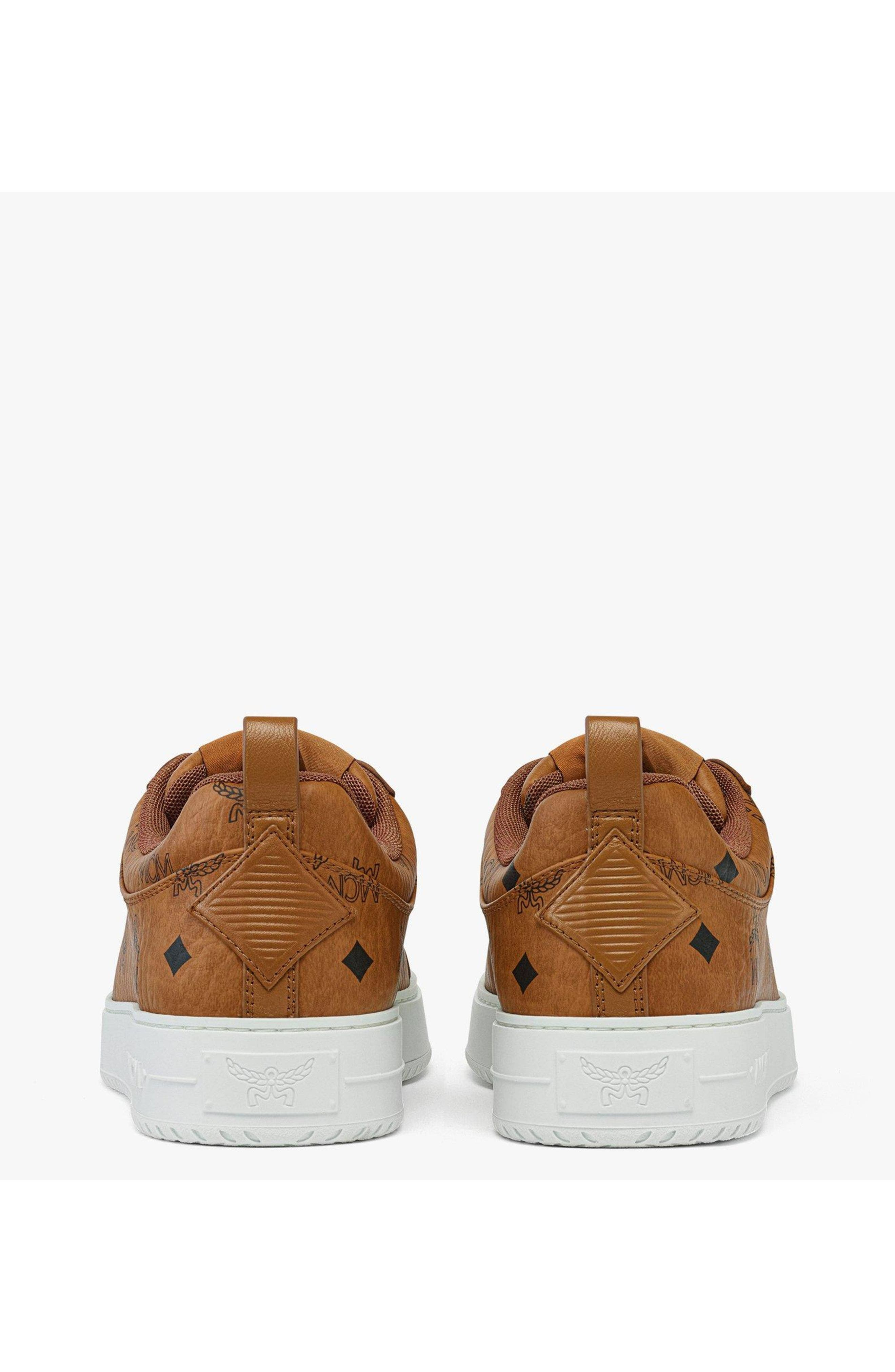 MCM Neo Terrain Lo Sneakers in Visetos in Cognac at Nordstrom - 3