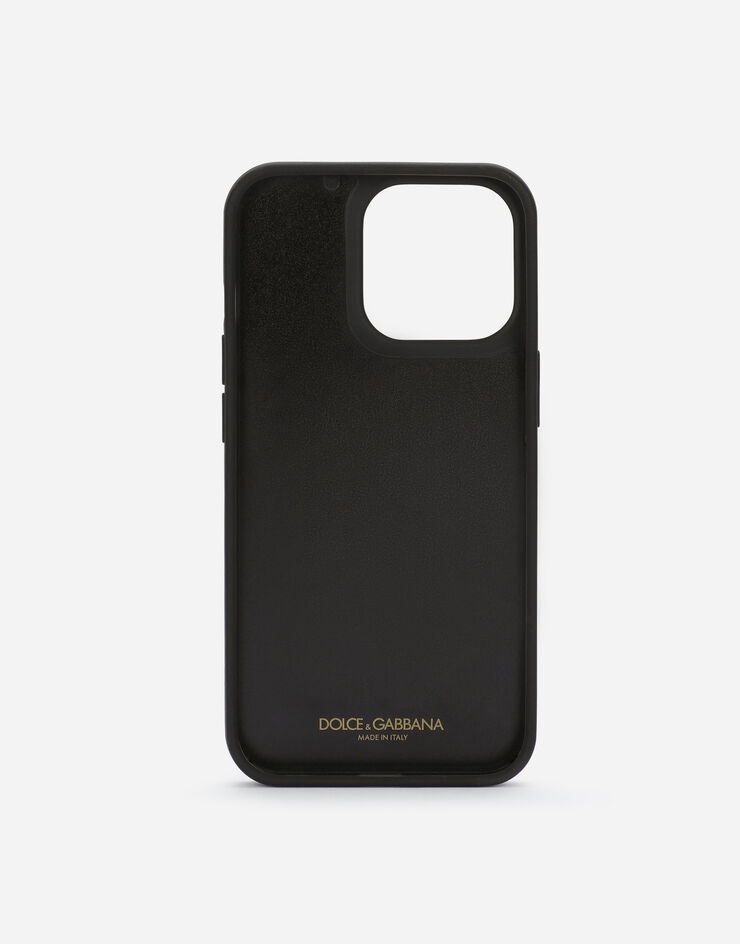 Calfskin iPhone 13 Pro cover with DG logo - 2