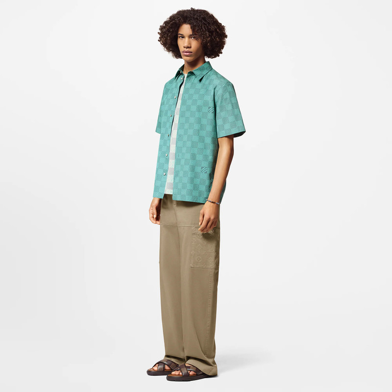 Louis Vuitton Printed Short-Sleeved Cotton Shirt outlook
