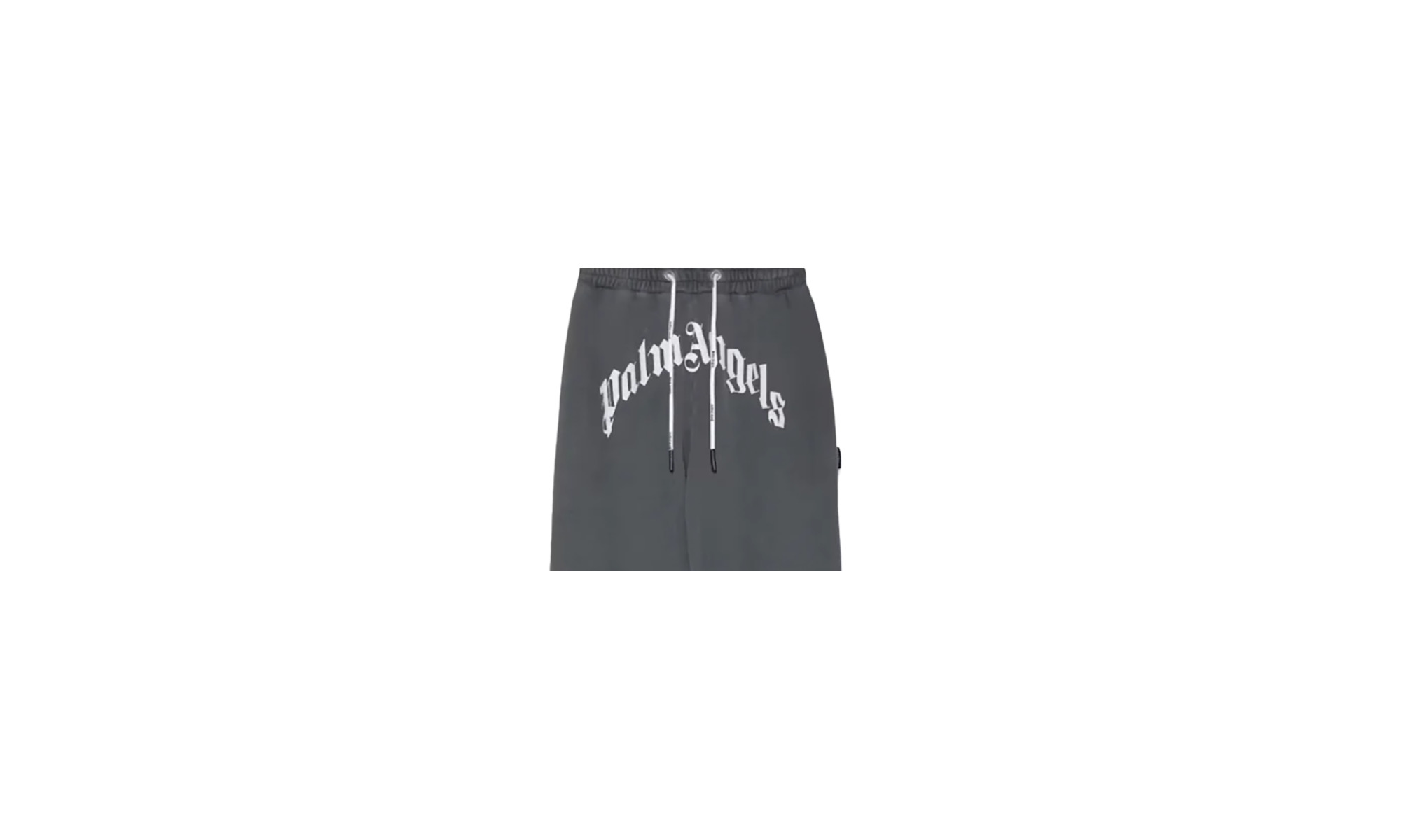 Curved Logo Sweatpants "Vintage Black" - 2
