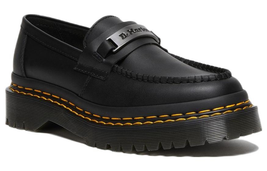 Dr. Martens Penton Bex Double Stitch Leather Loafers 'Black Poly Rip Stop + Element' 27876001 - 2