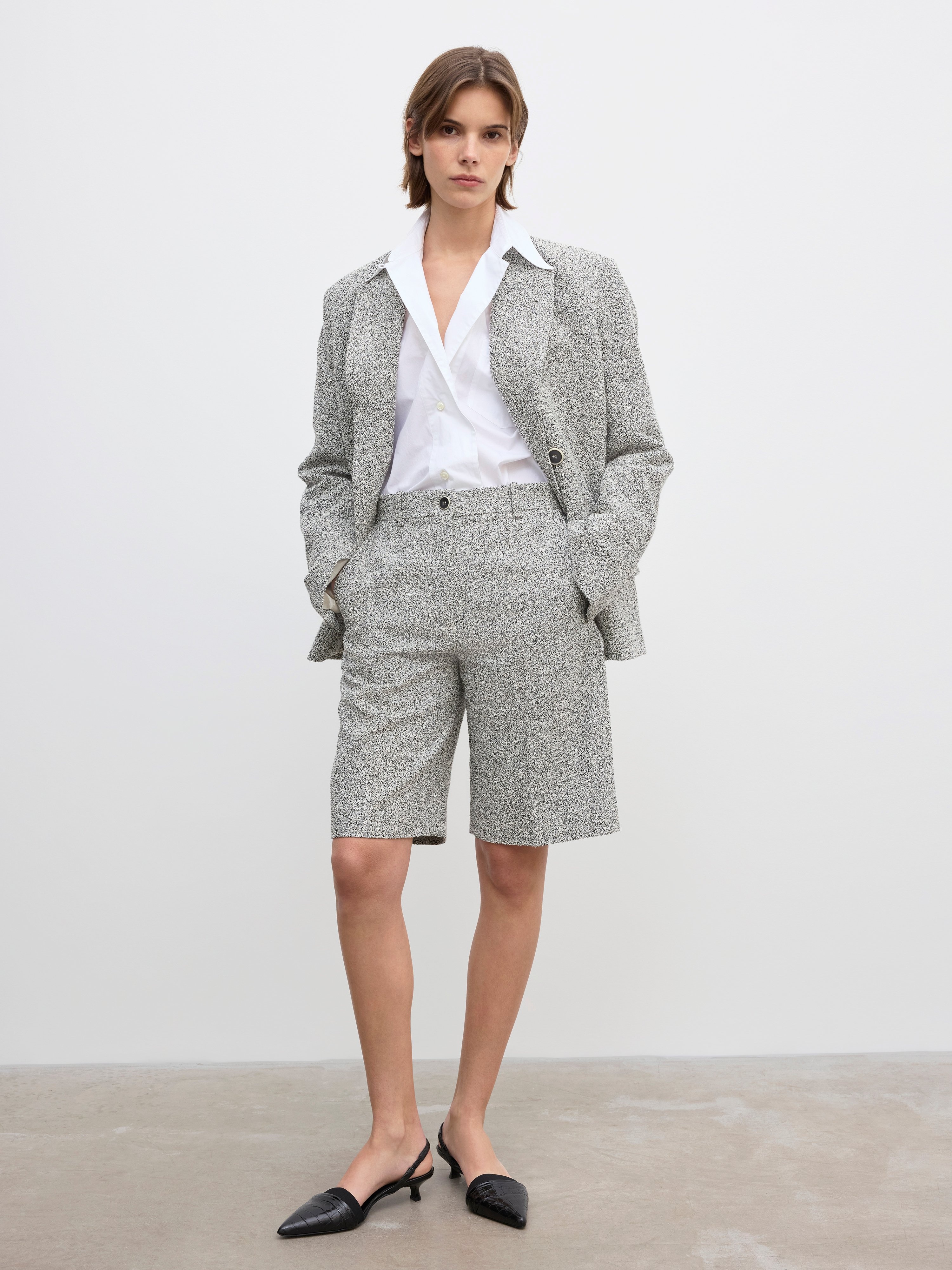 Bouclé shorts - 5