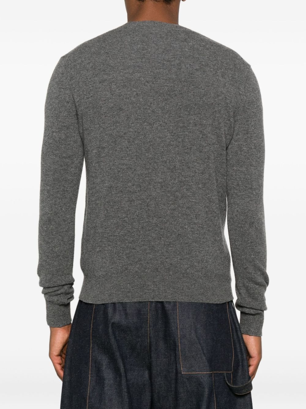 logo heart-emblem cardigan - 4