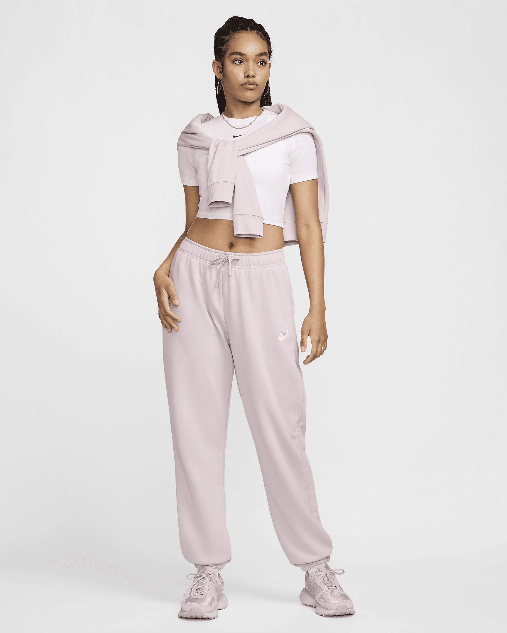 Nike Sportswear Club Fleece Women's Mid-Rise Oversized Sweatpants - 5