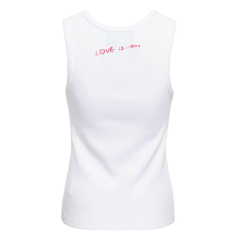 MARGESHERWOOD Heart Pendant Sleeveless T-Shirt outlook