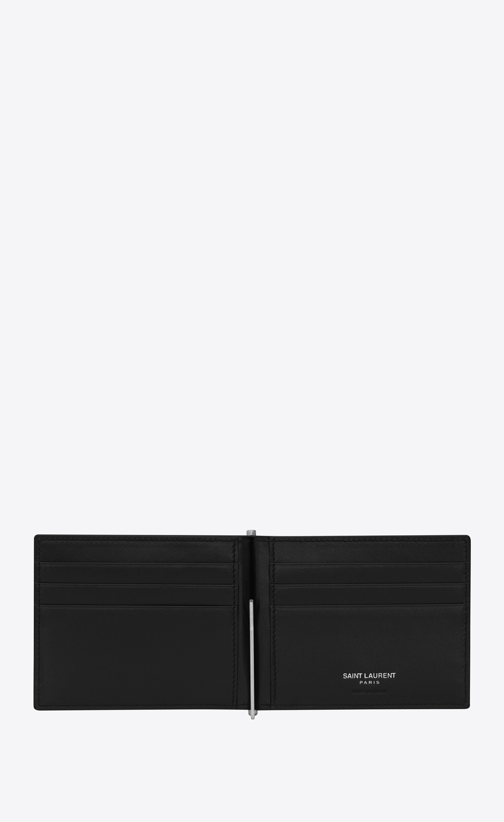 bill clip wallet in smooth leather - 4