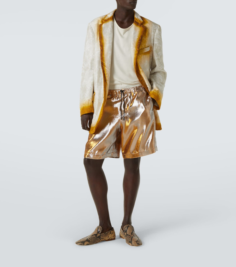 Dries Van Noten Silk jacquard blazer outlook