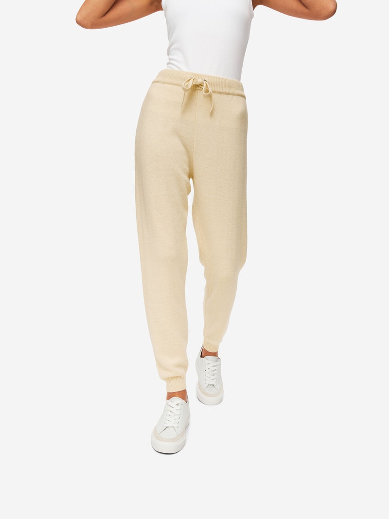 Women's Track Pants Daphne Cashmere Beige - 2