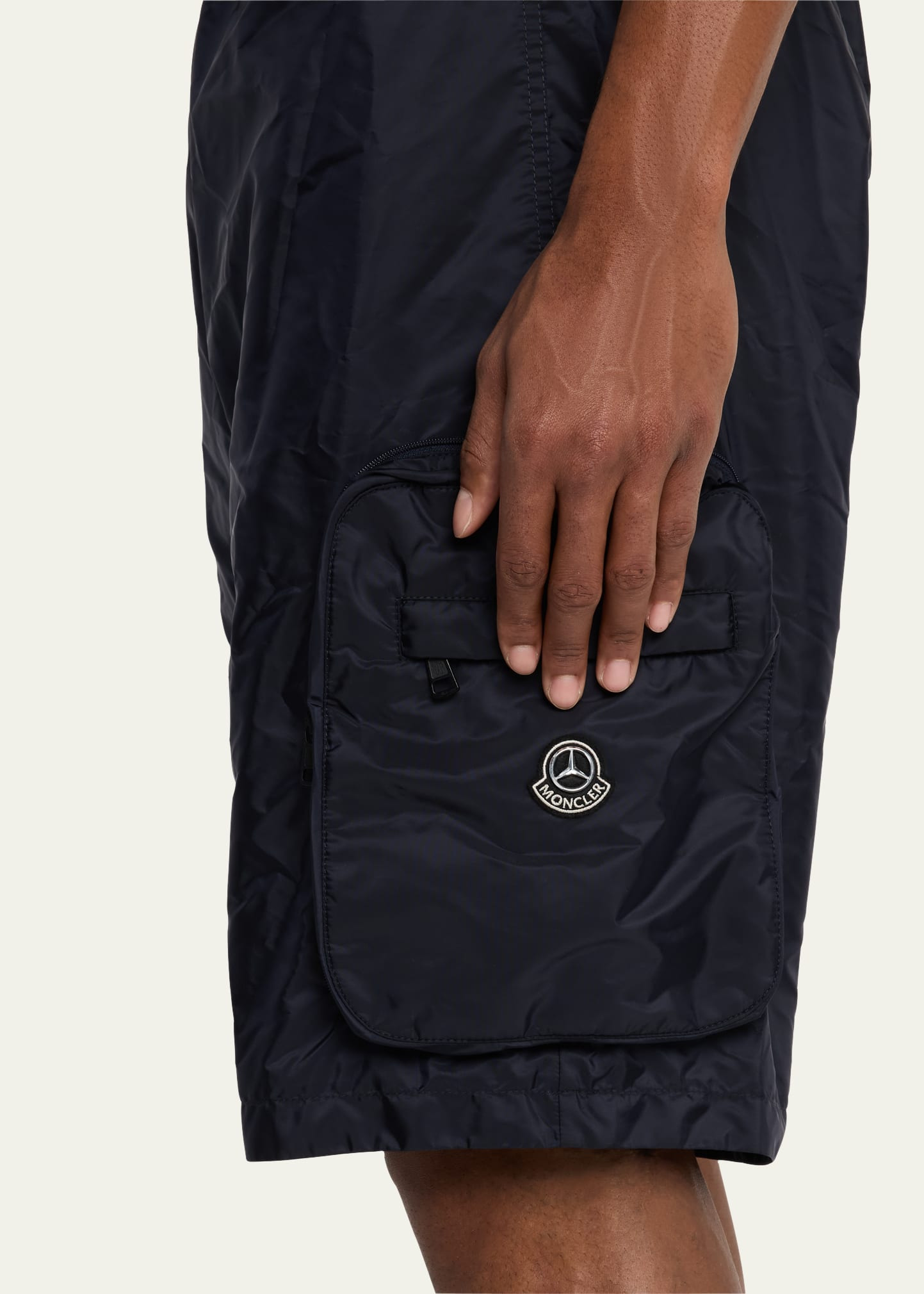 x Mercedes-Benz by NIGO Men's Packable Bermuda Shorts - 5