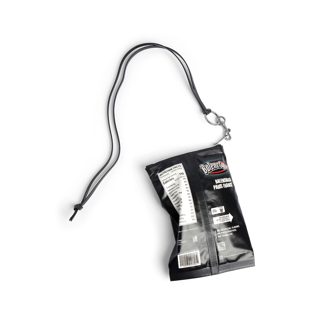 Chips Phone Holder Pouch in Black - 2