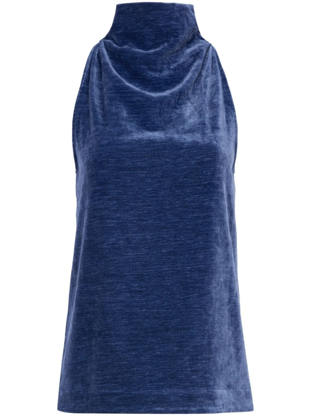 halterneck sleeveless top - 1