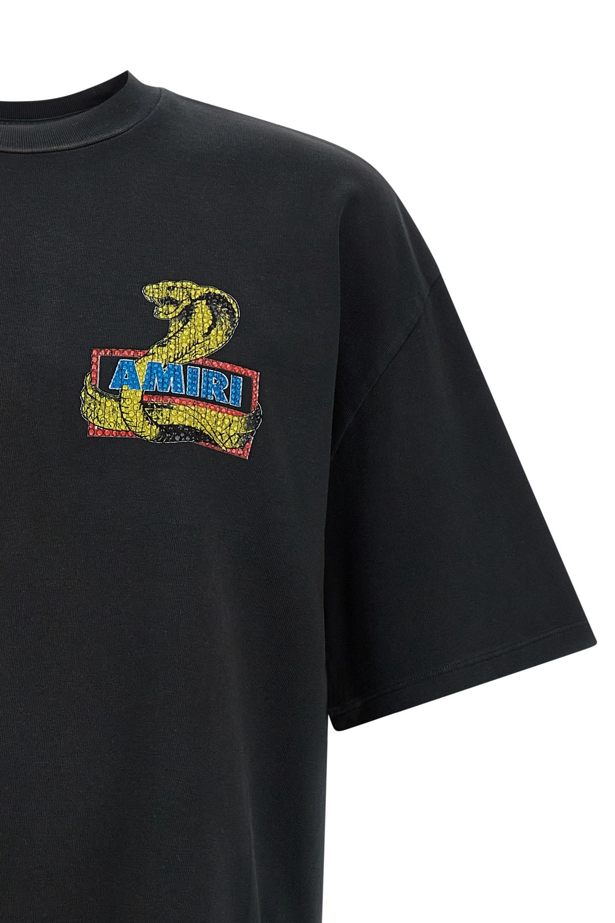 'Amiri Crystal Cobra' T-shirt - 3