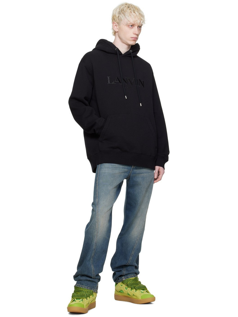 Lanvin Black Loose-Fitting Hoodie outlook