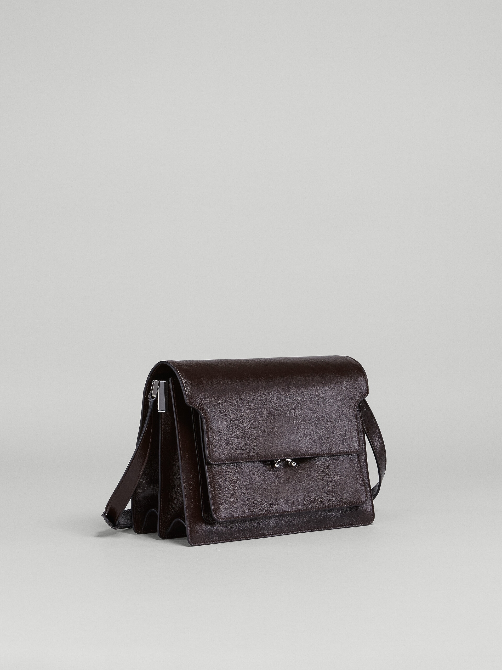TRUNK SOFT LARGE BAG IN BROWN LEATHER - 5