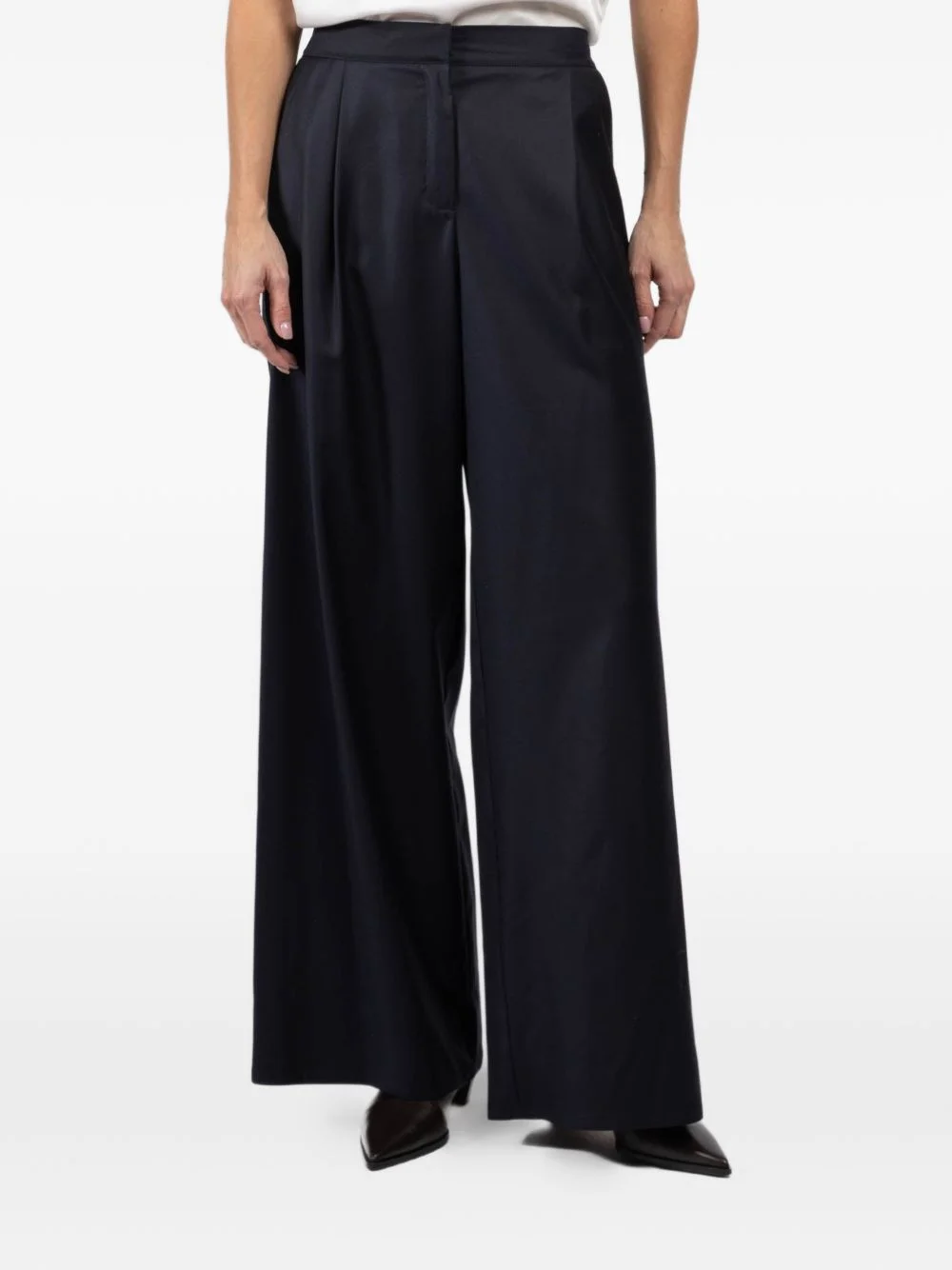 pleated trousers - 1