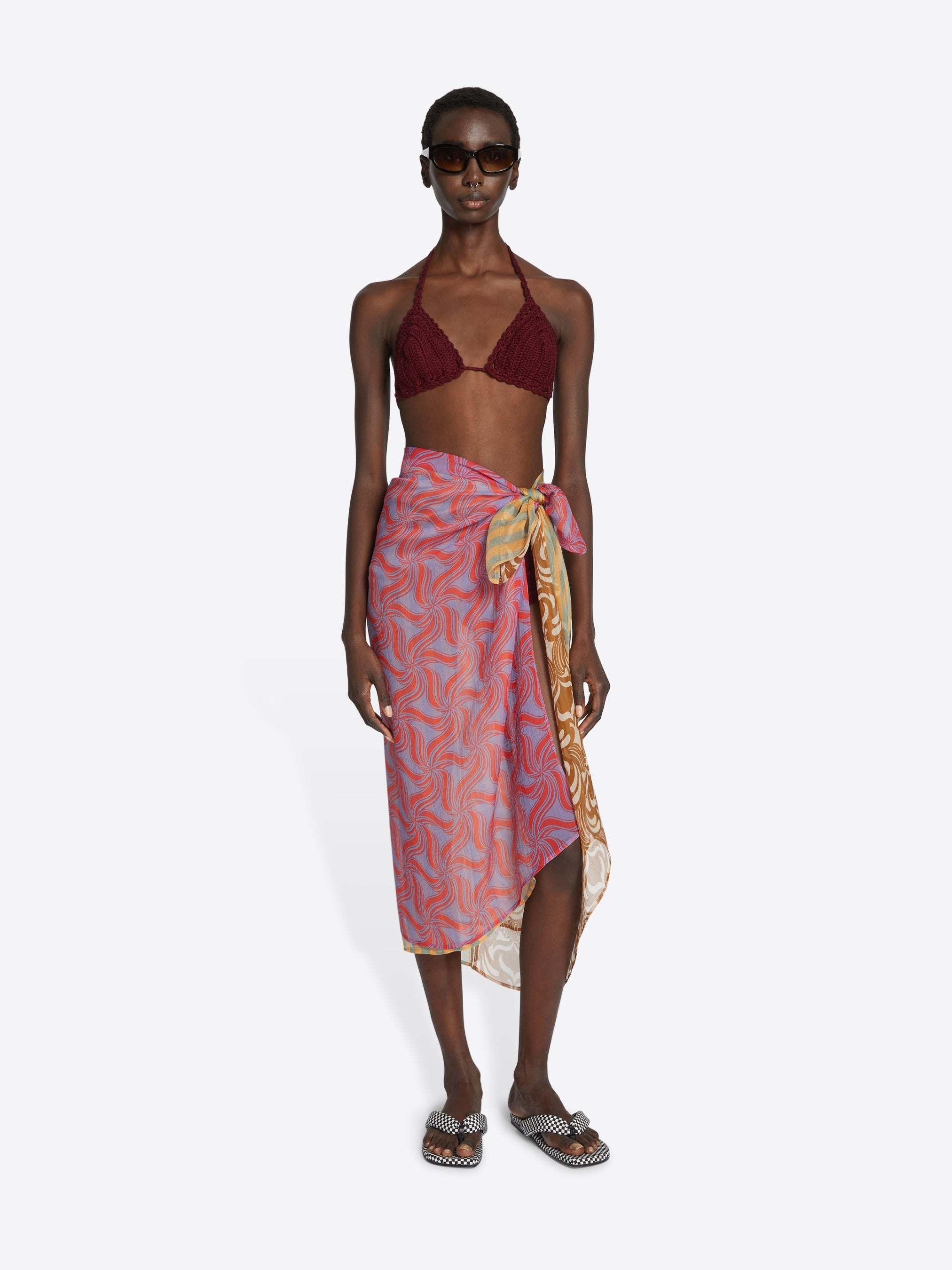 SILK PAREO SCARF - 3