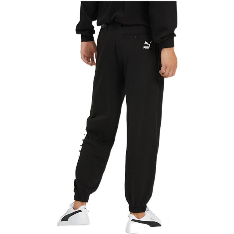 PUMA Graphic Track Pants 'Black' 539534-01 - 4
