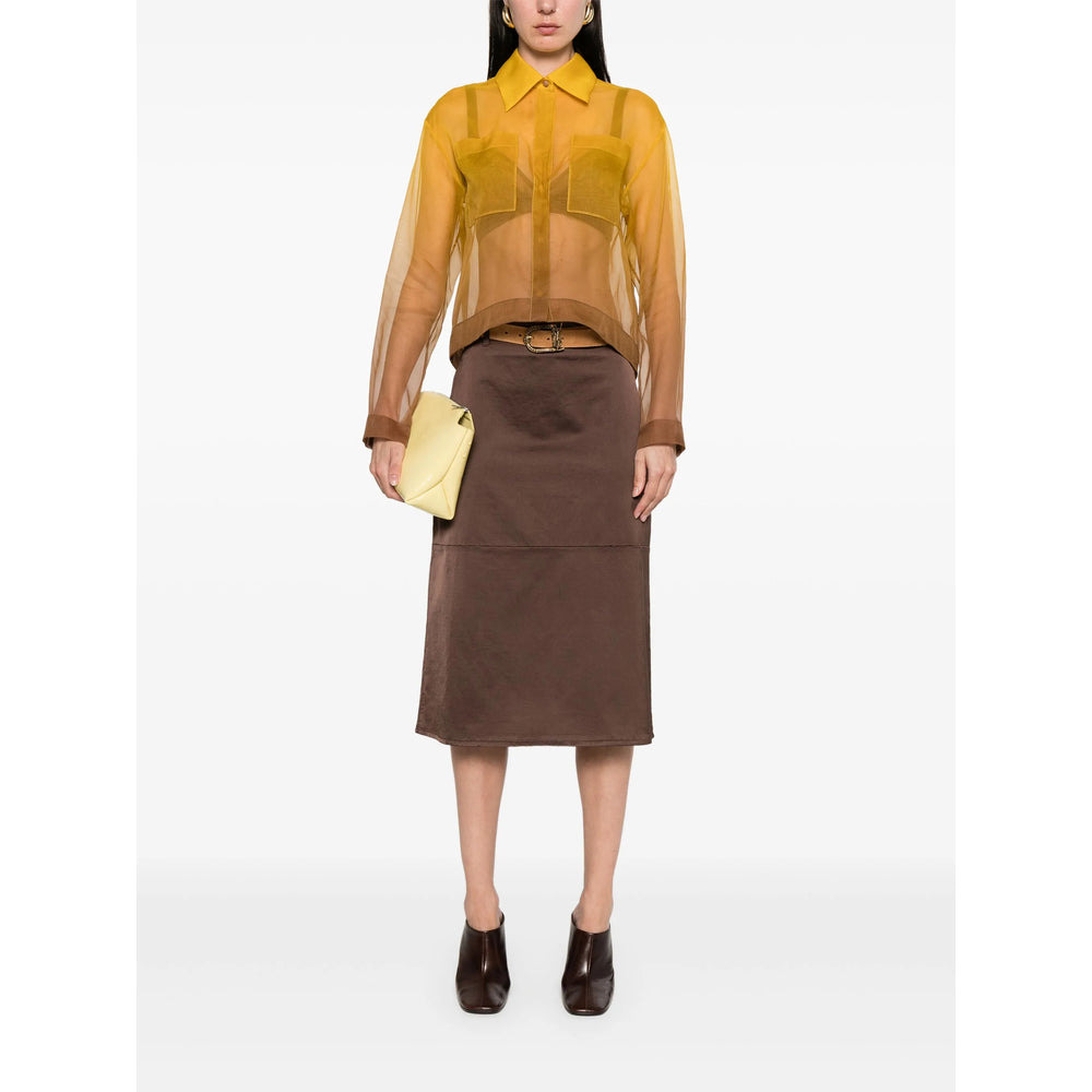 Max Mara Pianoforte Yellow Tops - Shirts Women - 5