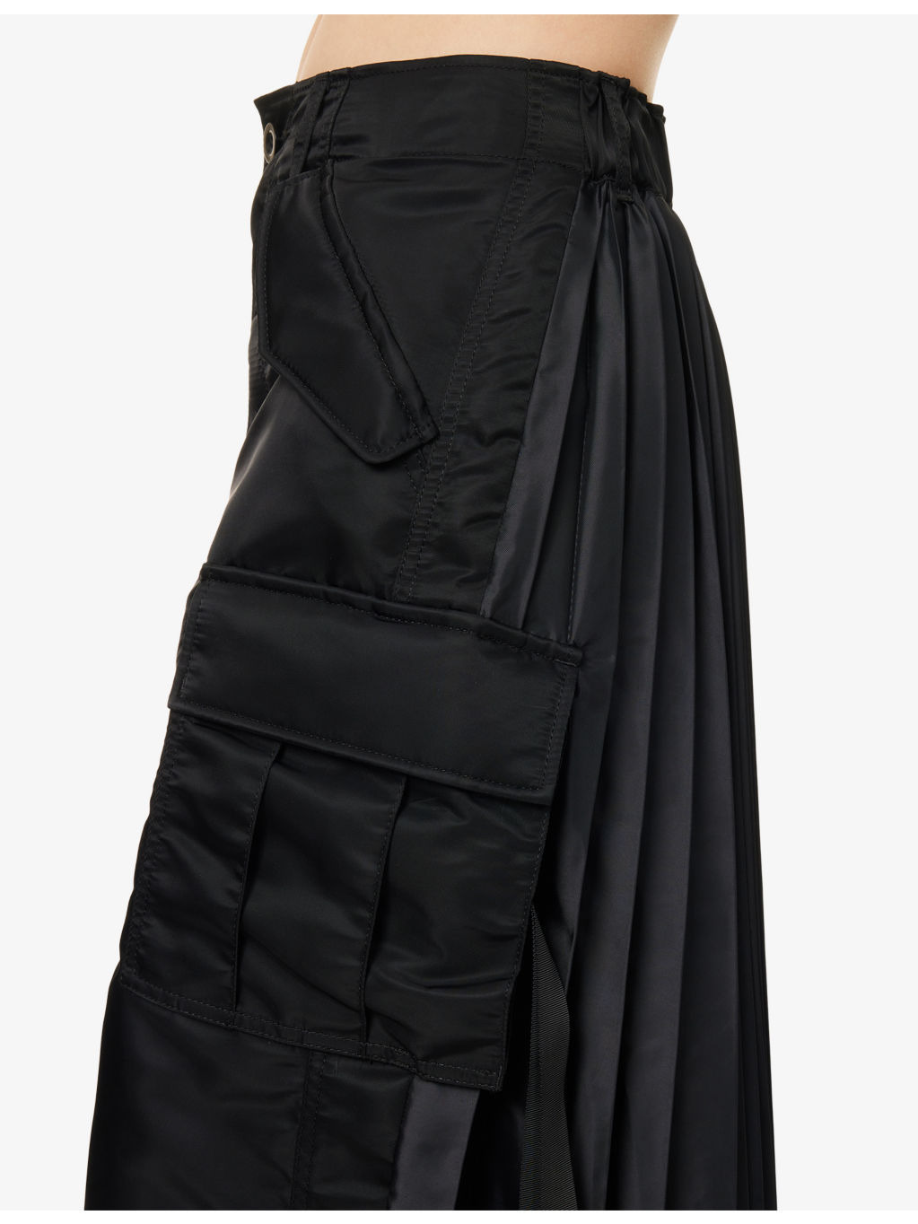 Pleated Regular-Fit Woven Skirt - 5