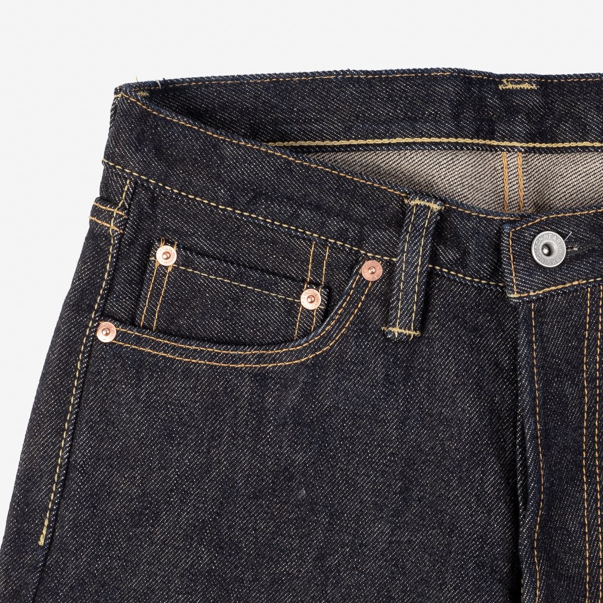 IH-888-SST 21oz Shinayaka Selvedge Denim Medium/High Rise Tapered Cut Jeans - Indigo - 6