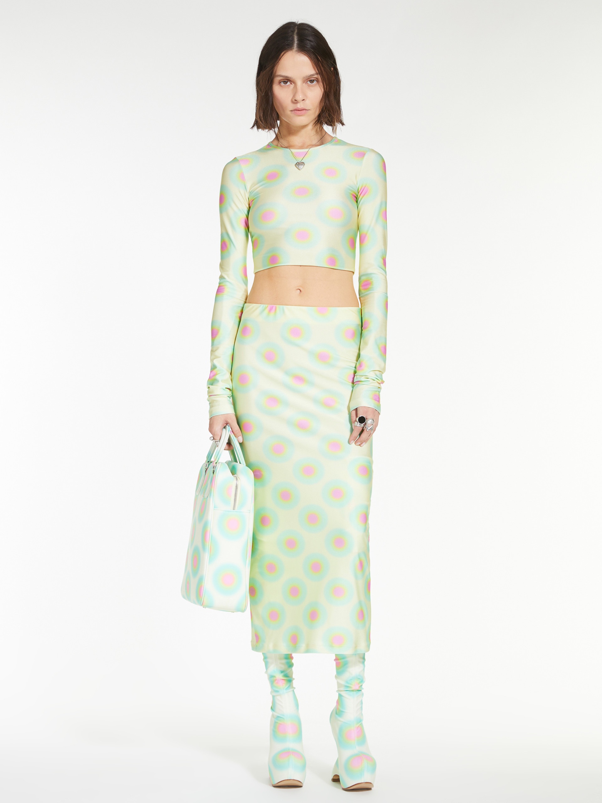 GESTRO Printed Lycra skirt - 2