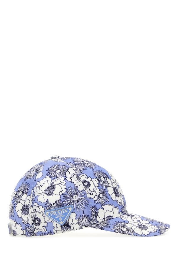 Prada Man Printed Re-Nylon Baseball Cap - 2