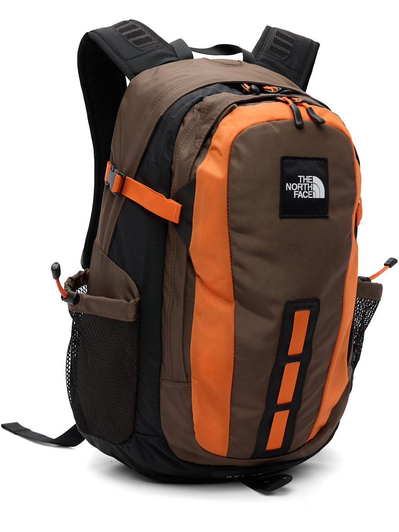 The North Face Brown & Black Hot Shot Special Edition Backpack outlook
