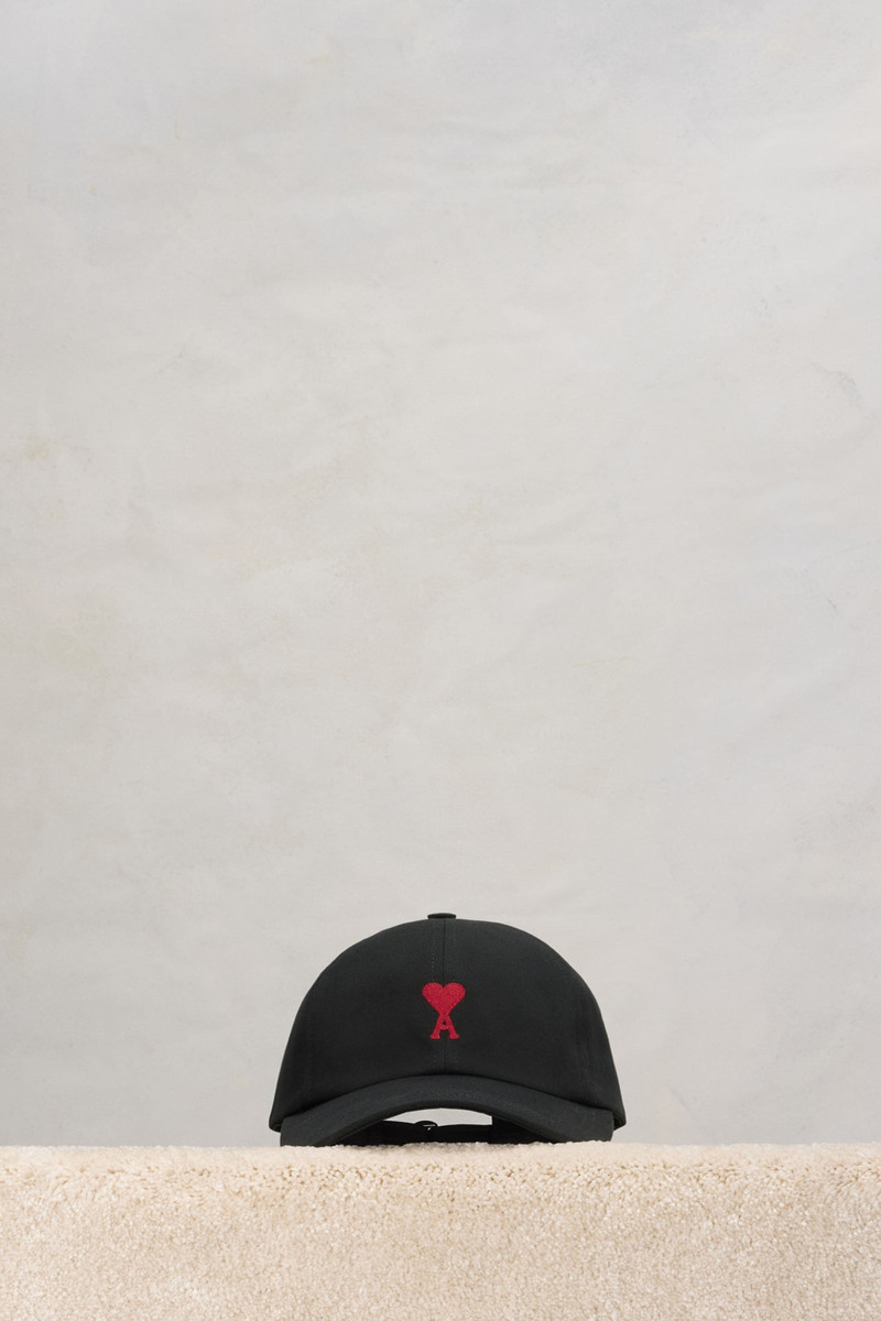 Red Ami De Coeur Embroidery Cap - 1
