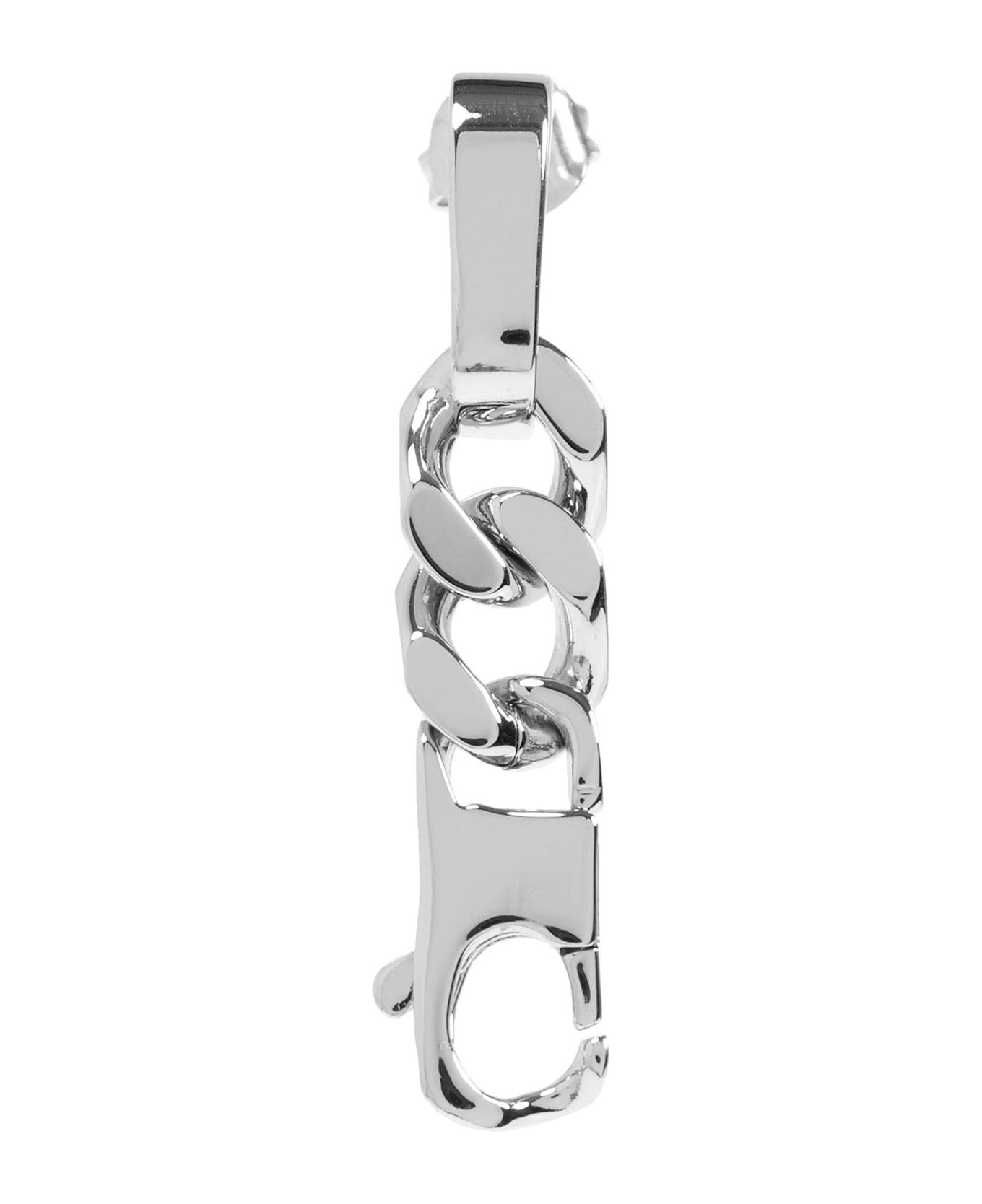 Numeric Engraved Asymmetric Earrings - 3