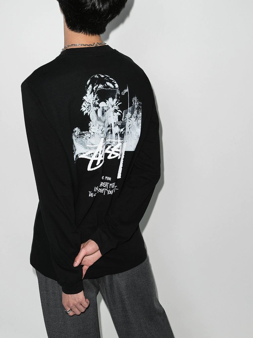 x Stüssy long-sleeve T-shirt - 3