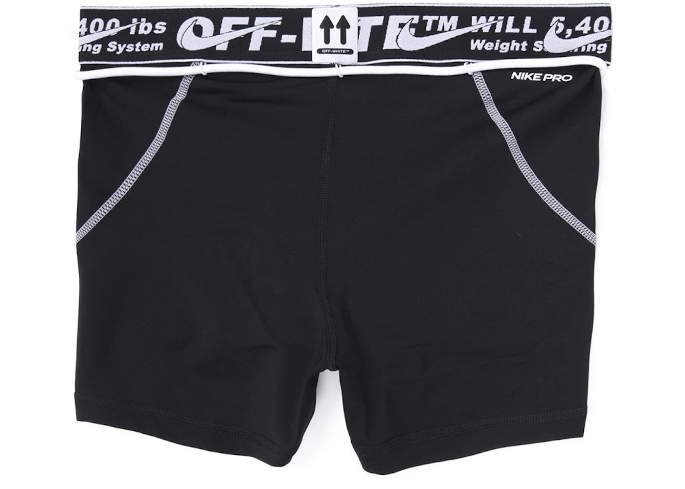 OFF-WHITE x Nike Women's Training Shorts Black - 2