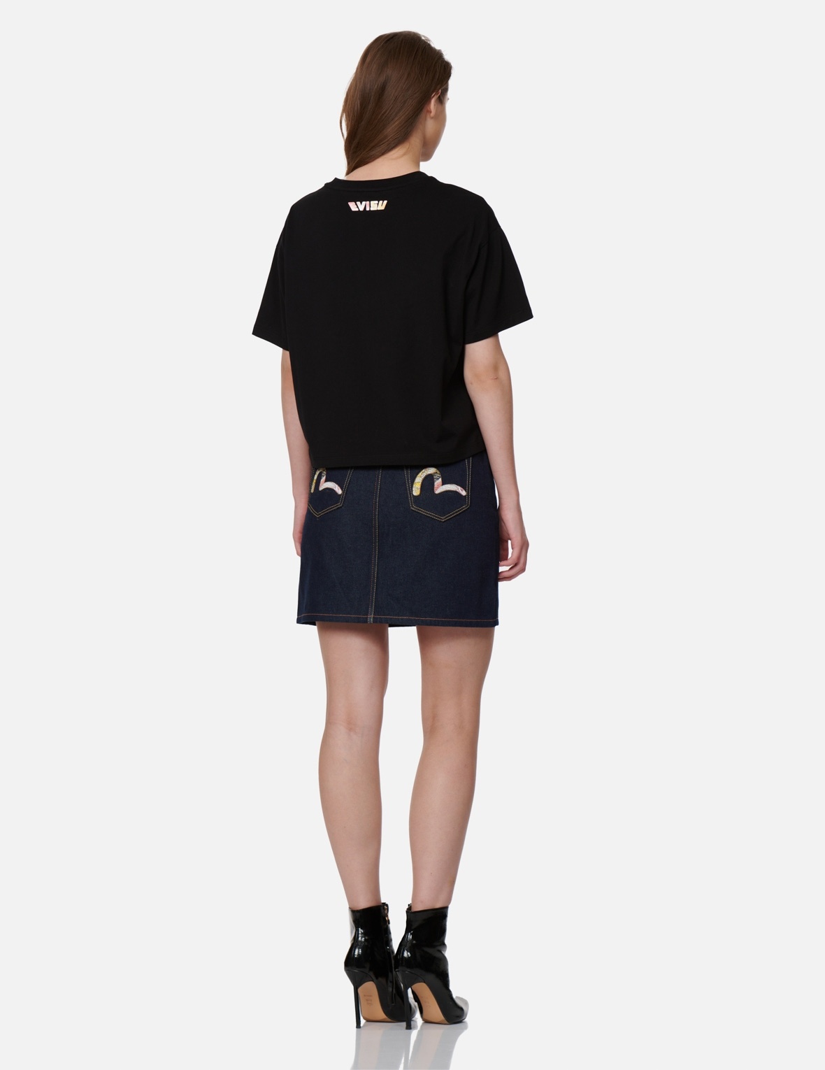 JAPANESE-PATTERN SEAGULL PRINT T-SHIRT - 4