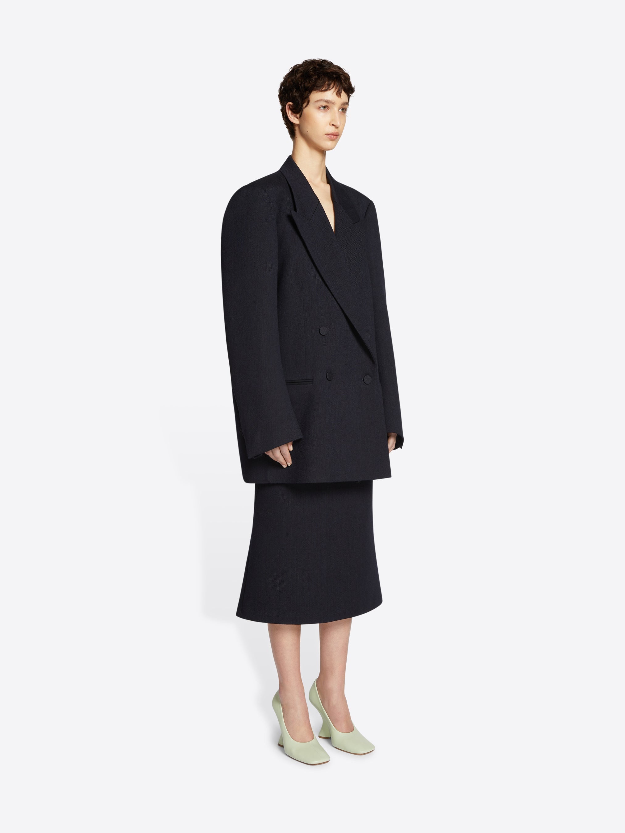 WOOL TAILORED SKIRT - 3