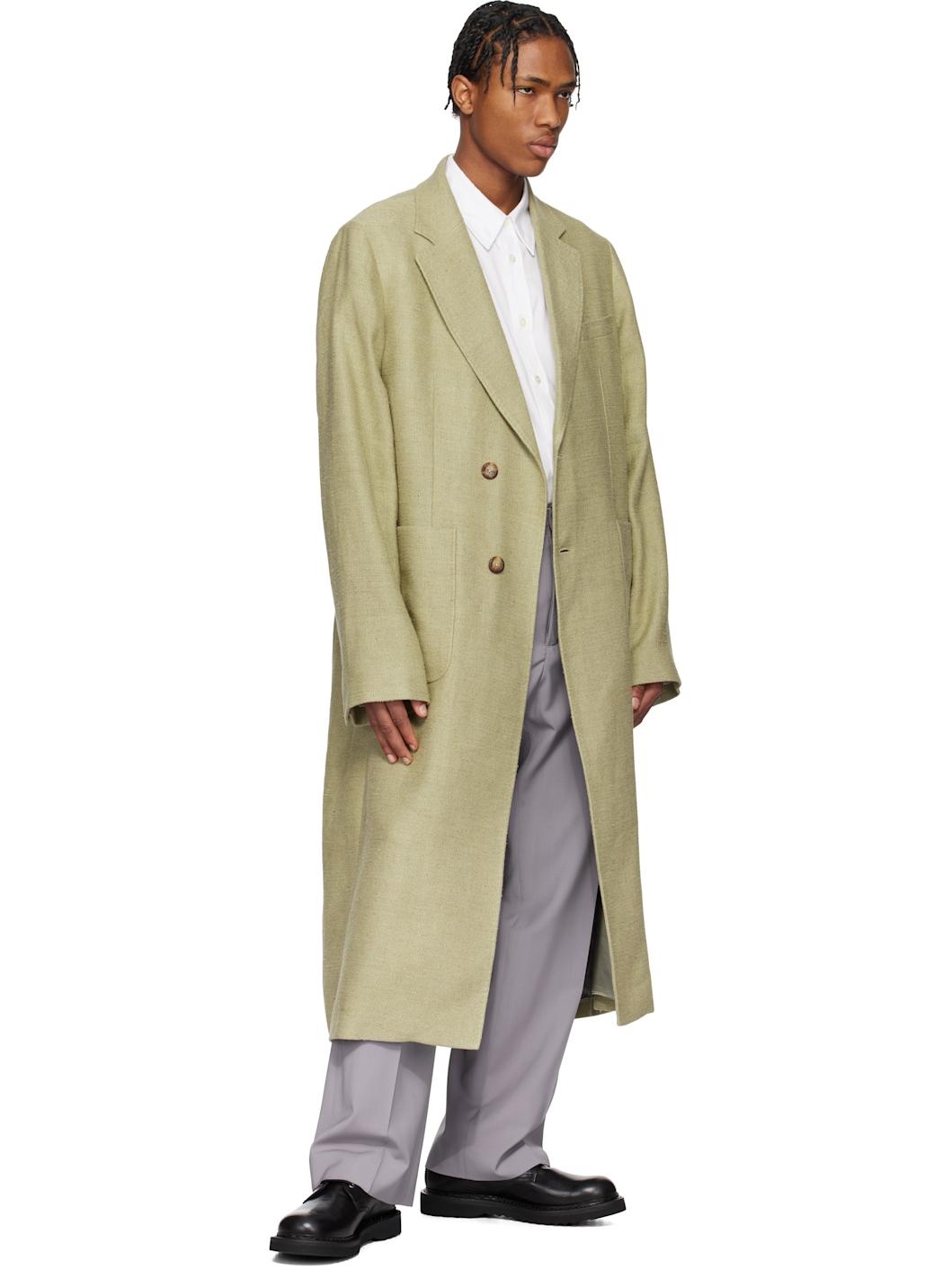 Beige Robe Coat - 4