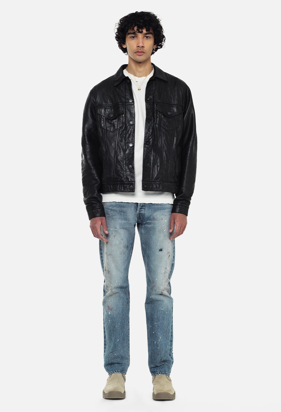 John Elliott LEATHER THUMPER JACKET TYPE III | REVERSIBLE