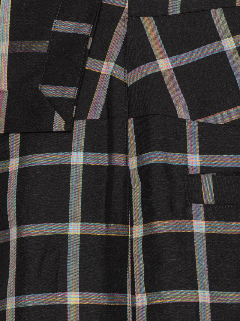 HENRIK VIBSKOV OCU SKIRT - BLACK CHECKS outlook