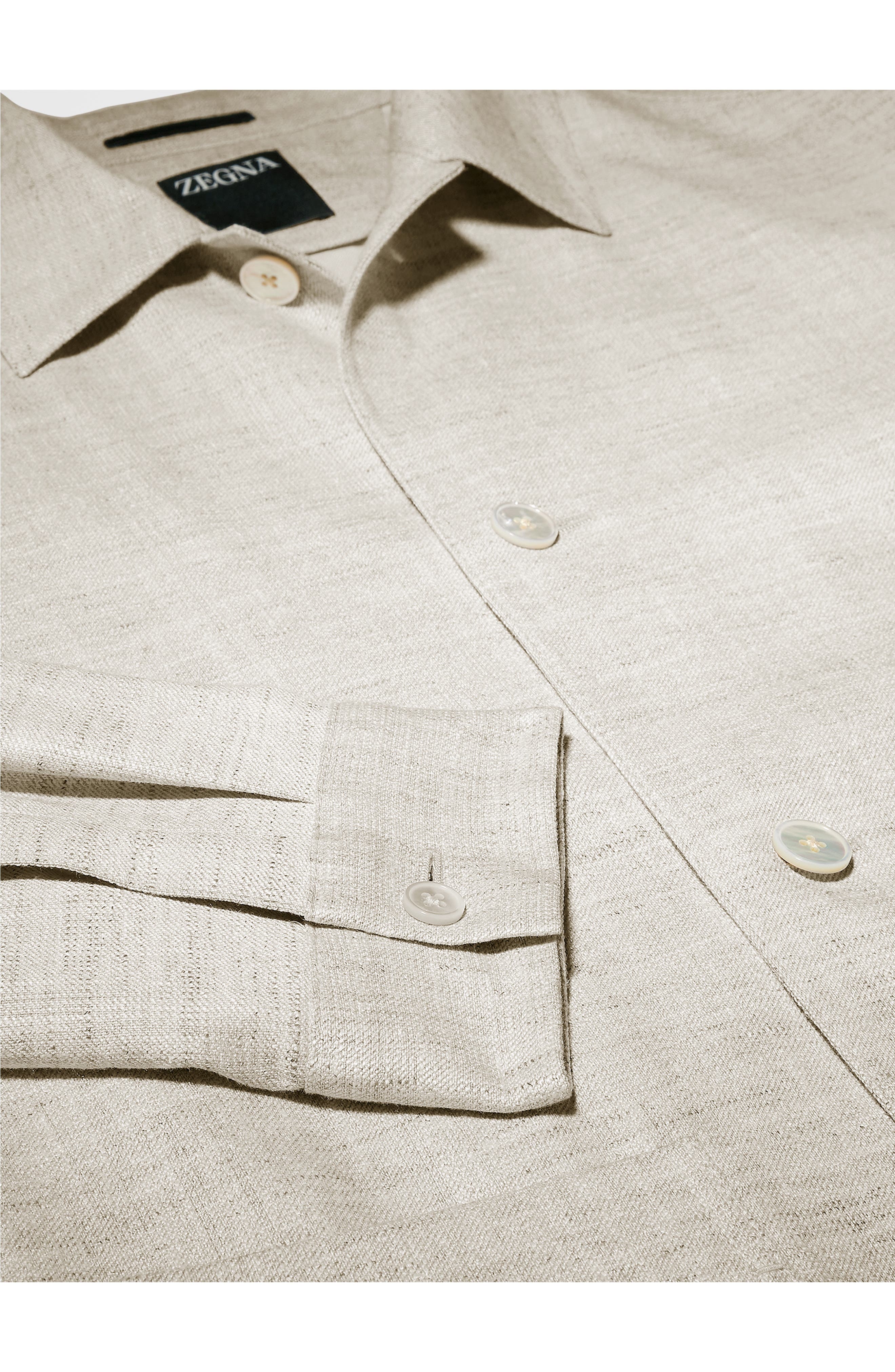 Silk & Linen Blend Chore Jacket - 4
