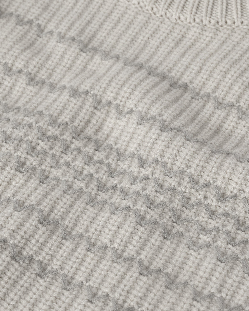 Summit Natural & Grey Cashmere Jumper 6