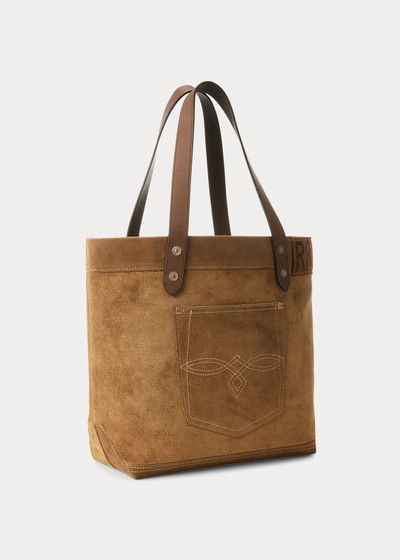 RRL by Ralph Lauren Roughout Suede Tote outlook